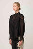 Sevilla Lace Detail Shirt - Onyx