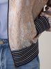 Jacquard Bomber Jacket - Soft Blue