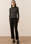 Scarlett Striped Knit - Black/White