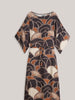All Over Print Midi Dress