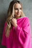 Cotton Cashmere Topper - Malibu Pink