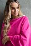 Cotton Cashmere Topper - Malibu Pink