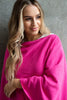 Cotton Cashmere Topper - Malibu Pink