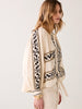 Crispy Pop Embroidered Blouse - Ivory