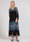 Coster Dress with Branches Print