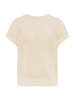 Two Way Zip Thru Knit - Ivory
