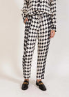 Houndstooth Mix Print Pant