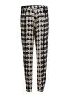 Houndstooth Mix Print Pant