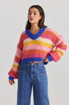 Francie Knit - Multi Stripe