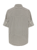 Mono Stripe Overshirt - Black Stripe