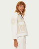 Stella Two Tone Utility Jacket - Cream