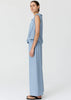 Fennel Cowl Neck Top - Blue