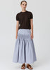 Kaspar Layered Tee - Choc/Choc
