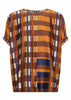 Lattice Top - Amber Check