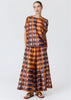 Lattice Pant - Amber Check