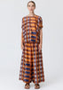 Lattice Pant - Amber Check