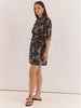 Rudi Shirt Dress - Snap Dragon Black