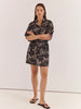Rudi Shirt Dress - Snap Dragon Black