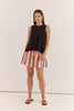 Krista Pointelle Tank - Black