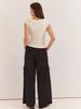 Talia Jersey Top - Cream