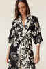 Rita Midi Dress - Deco Print