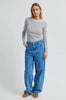 Belton Barrel Leg Jean - Mid Blue