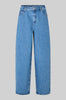 Belton Barrel Leg Jean - Mid Blue