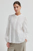 Civenna Lace Front Detail Shirt - White