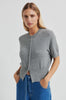 Etna Knit Cardigan - Grey Melange