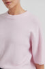 Gabby O Neck Knit Pullover - Pale Lilac