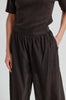 Hidie Sheer Detail Trousers - Chocolate Torte