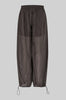 Hidie Sheer Detail Trousers - Chocolate Torte