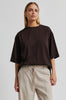 Samantha SS Blouse - Chocolate Torte