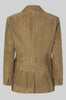 Suellen Fitted Suede Blazer - Petrified Oak