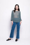 Pleats to Meet You Blouse - Mood Geo