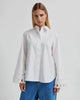 Yenifer Wide Sleeve Shirt - White