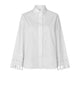 Yenifer Wide Sleeve Shirt - White