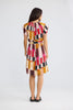 Boulevard Short Dress - Painterly Geo