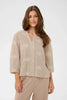 Korey Blouse - Brown/White Stripe