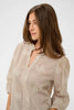 Korey Blouse - Brown/White Stripe