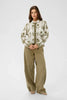 Leila Shirt - White/Khaki
