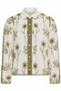 Leila Shirt - White/Khaki