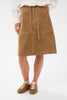Fido Suede Skirt - Cowboy Brown