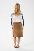 Fido Suede Skirt - Cowboy Brown