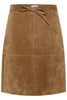 Fido Suede Skirt - Cowboy Brown