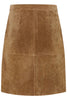 Fido Suede Skirt - Cowboy Brown