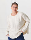 Guernsey Oversized Knit Jumper - Ivory