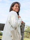 Guernsey Oversized Knit Jumper - Ivory