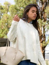 Guernsey Oversized Knit Jumper - Ivory