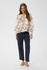 Lucia Blouse - Hailey Print Blue